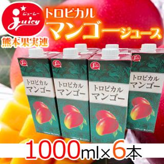 熊本県産　トロピカルマンゴージュース　6本